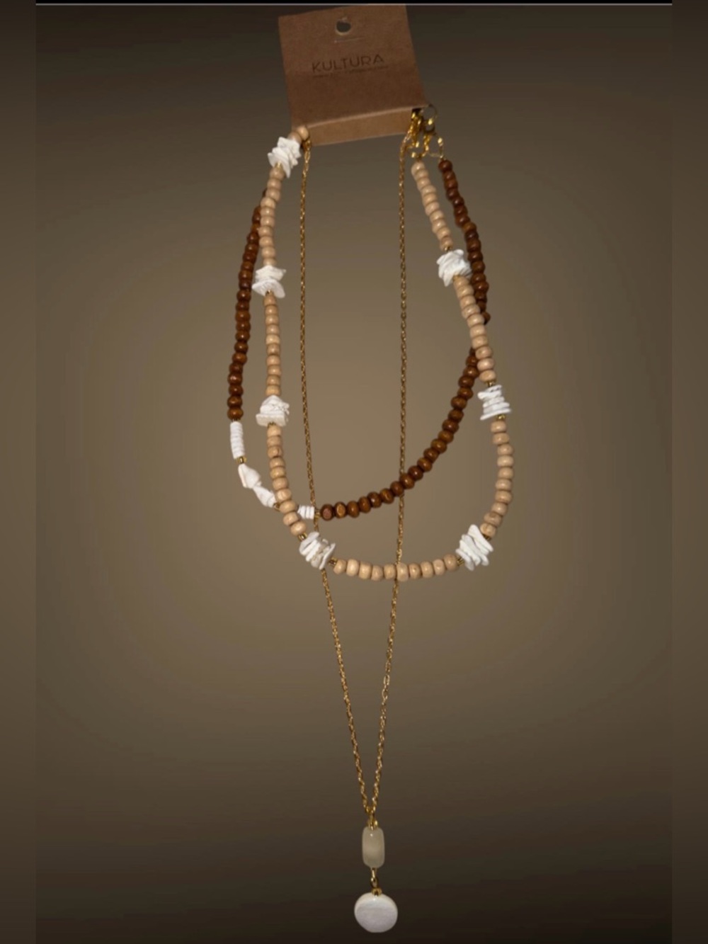 *new* Kultura Multi-Strand Beaded Necklace